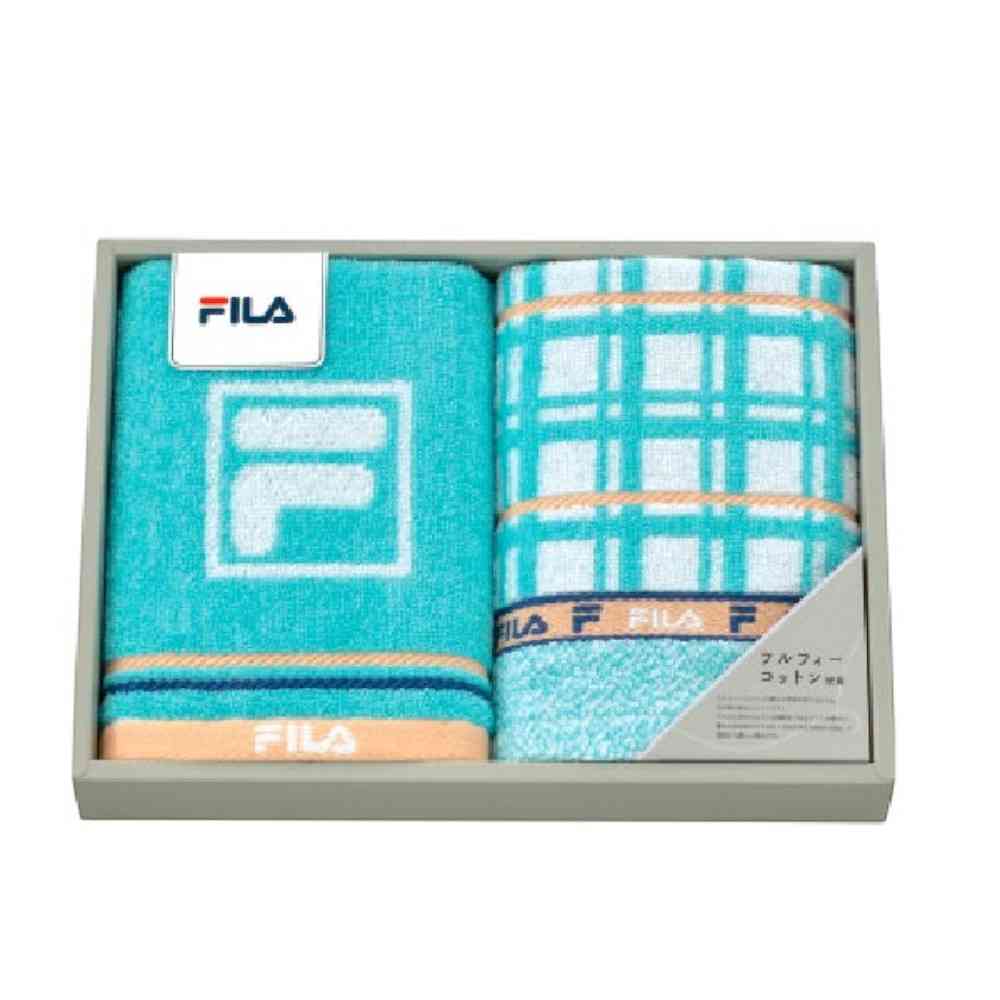 日繊商工 FILA ラグーナ フェイスタオルセット 箱入り 2枚