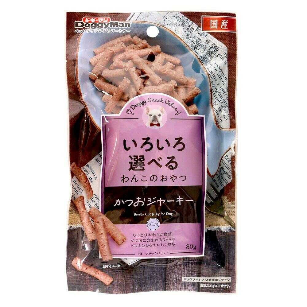 ドギーマン ドギースナックバリュー かつおジャーキー 80g