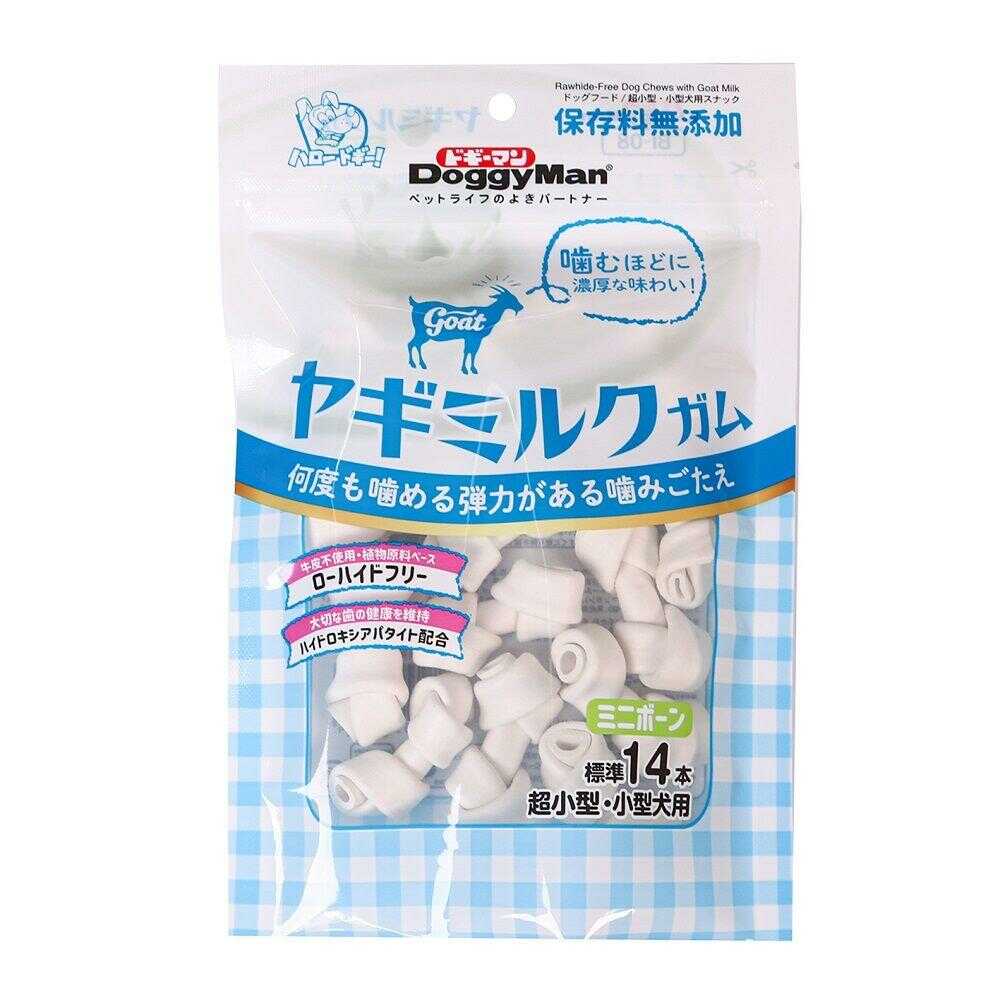 ドギーマン ヤギミルクガム ミニボーン 140g（標準14本）