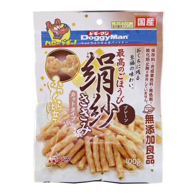 ドギーマン 絹紗 カットタイプ プレーン 100g 【6個セット】