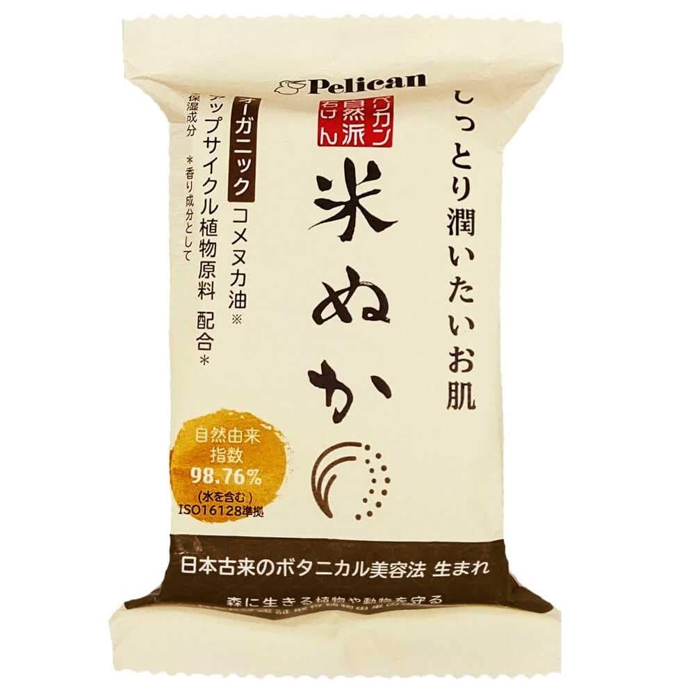 ペリカン 自然派石けん米ぬか 100g