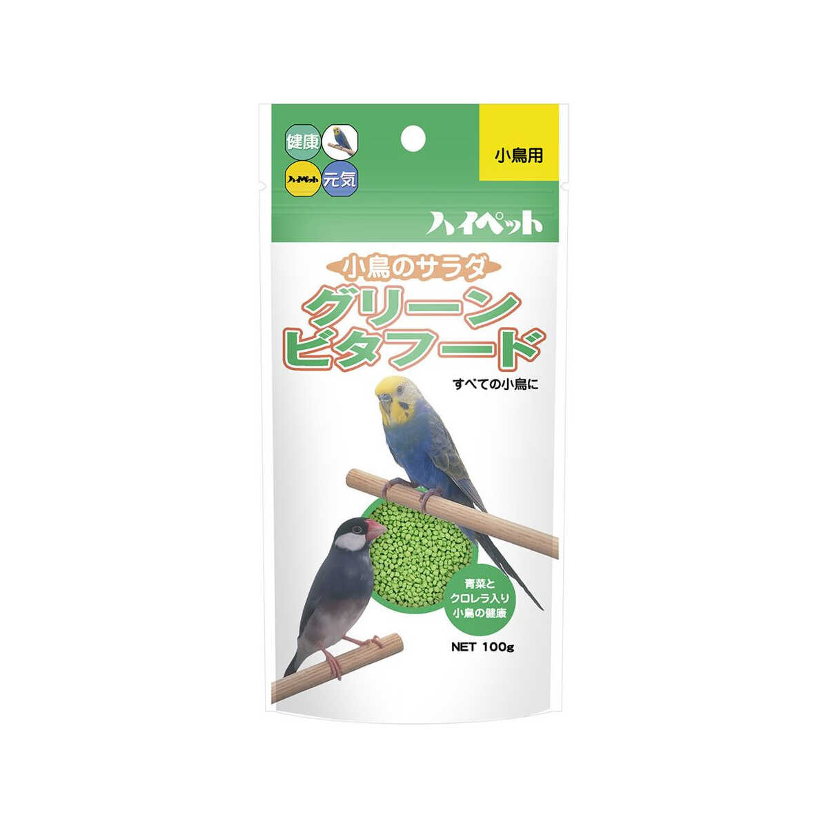 ハイペット グリ-ンビタフードS 100g
