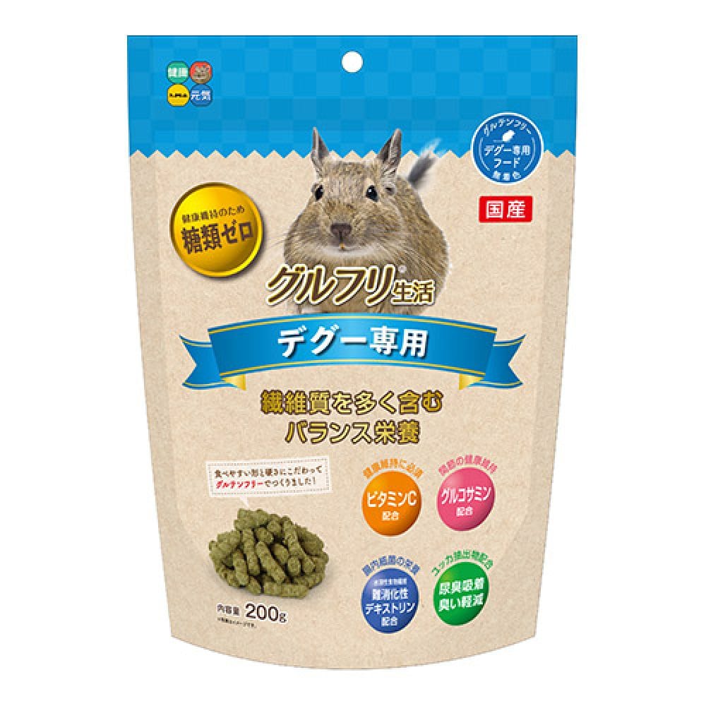 ハイペット グルフリ生活デグー専用 200g