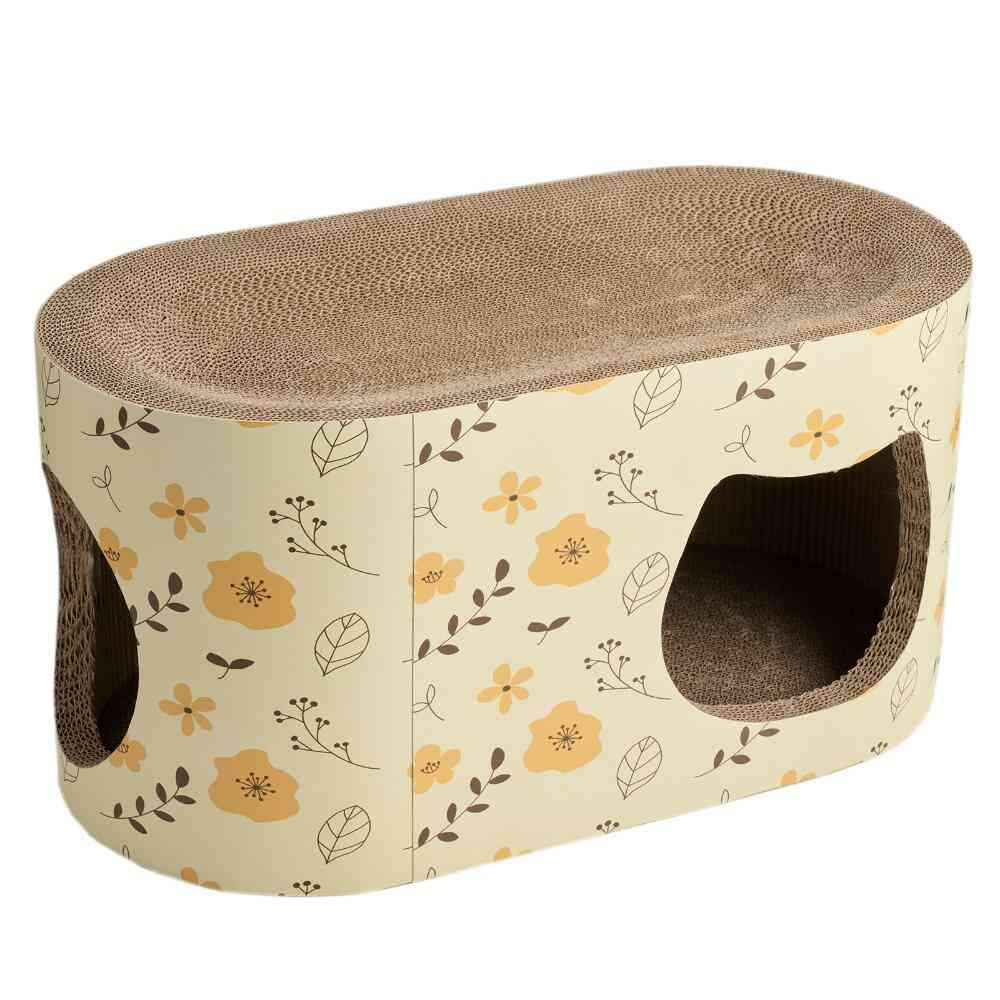 猫のツメトギ かくれんぼ イエローフラワー 【直送品】 返品・キャンセル・他商品と同時購入は不可