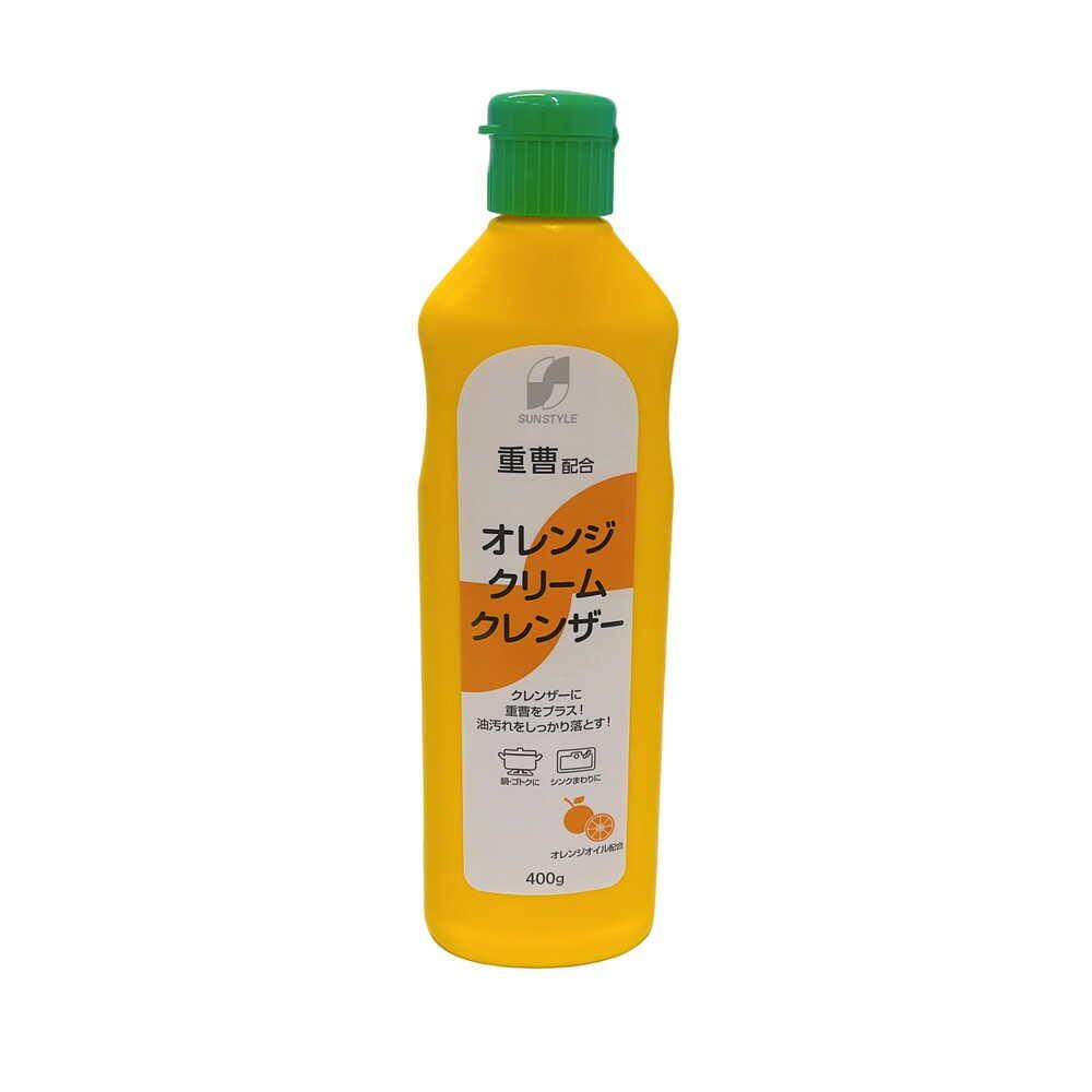 SUN STYLE 重曹配合クレンザー オレンジ 400g   [24個セット]