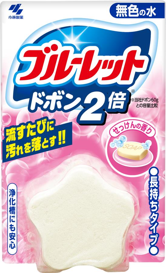 小林製薬 ブルーレットドボン2倍無色 せっけん 120g