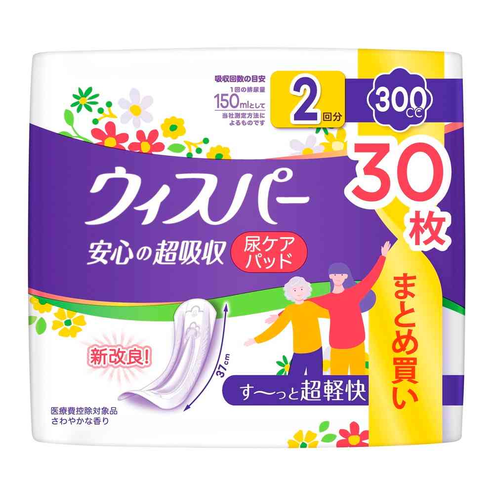 P＆G ウィスパー 安心の超吸収 300cc 30枚 [6個セット]