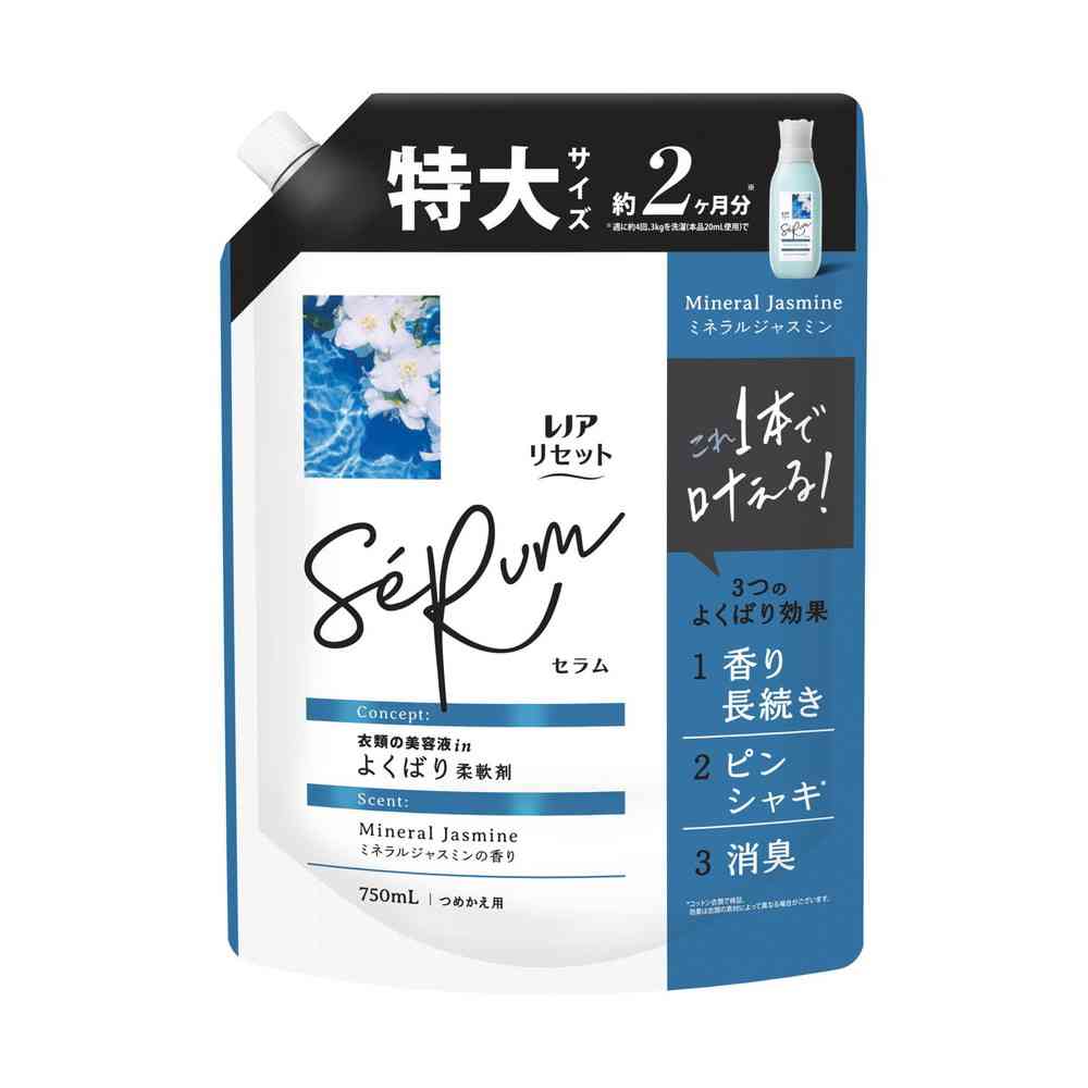 P&G レノアリセットセラム ミネラルジャスミンの香り つめかえ用 特大サイズ 750mL