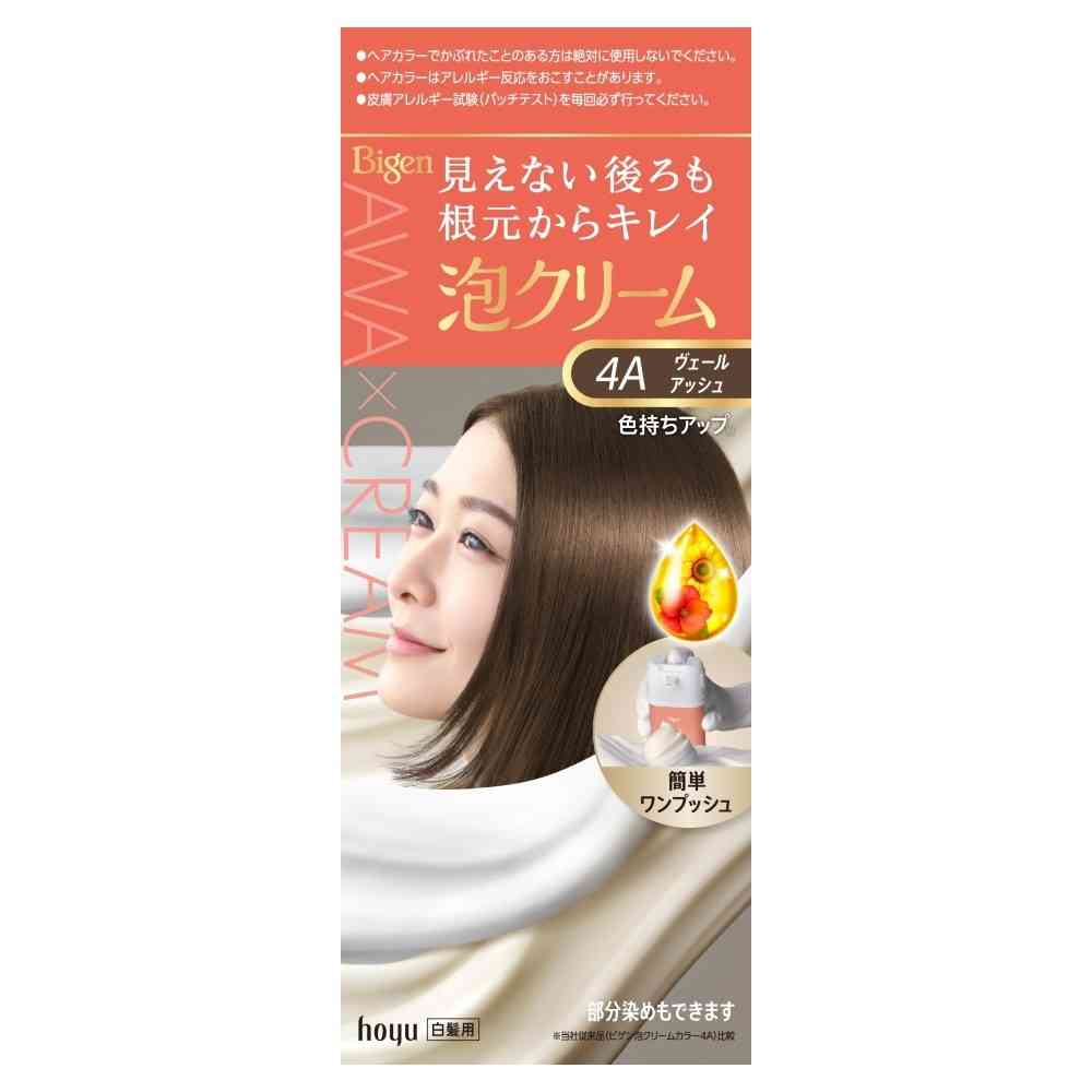 【医薬部外品】ビゲン 泡クリームカラー4A 1剤 50g + 2剤 40g + アフターカラー美容液 5ml