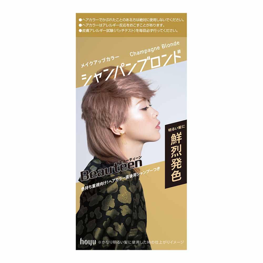 【医薬部外品】ビューティーン メイクアップカラー シャンパンブロンド 40g+88ml／12ml／5ml