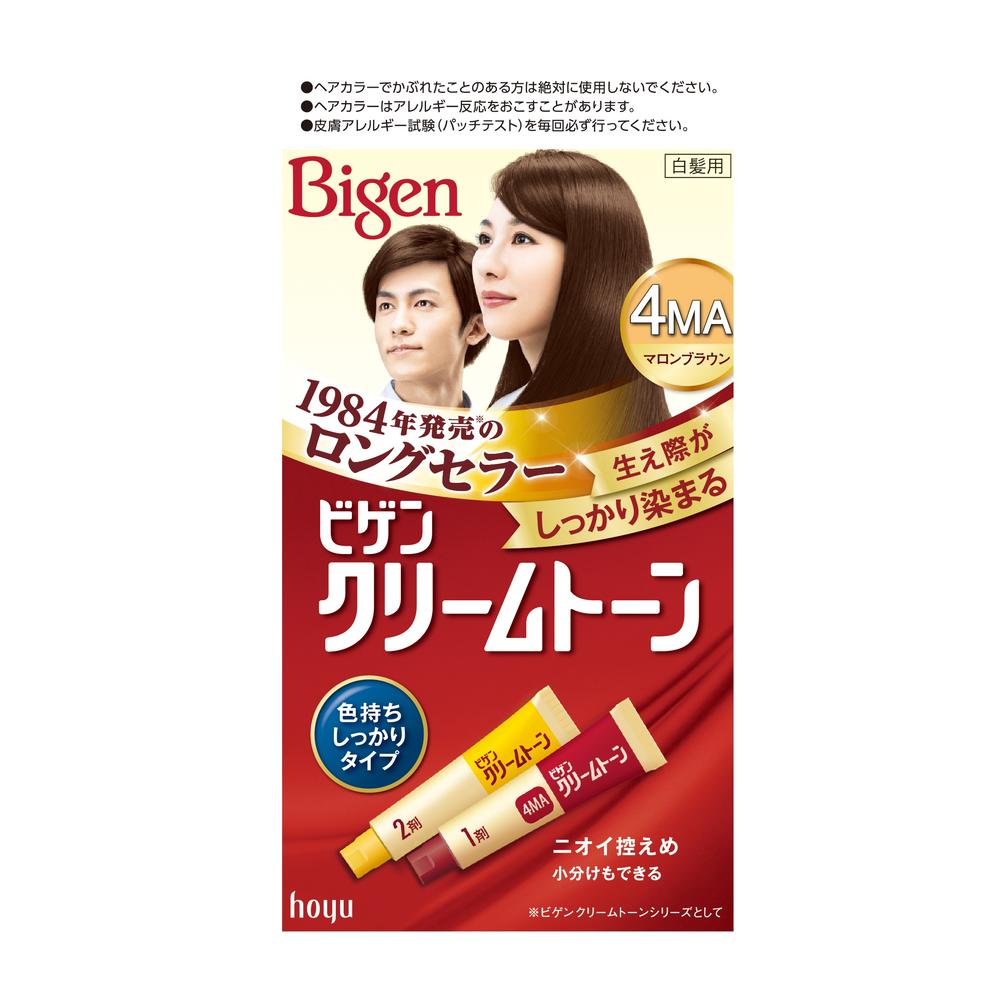 【医薬部外品】ホーユー ビゲン クリームトーン 4MA 40g＋40g