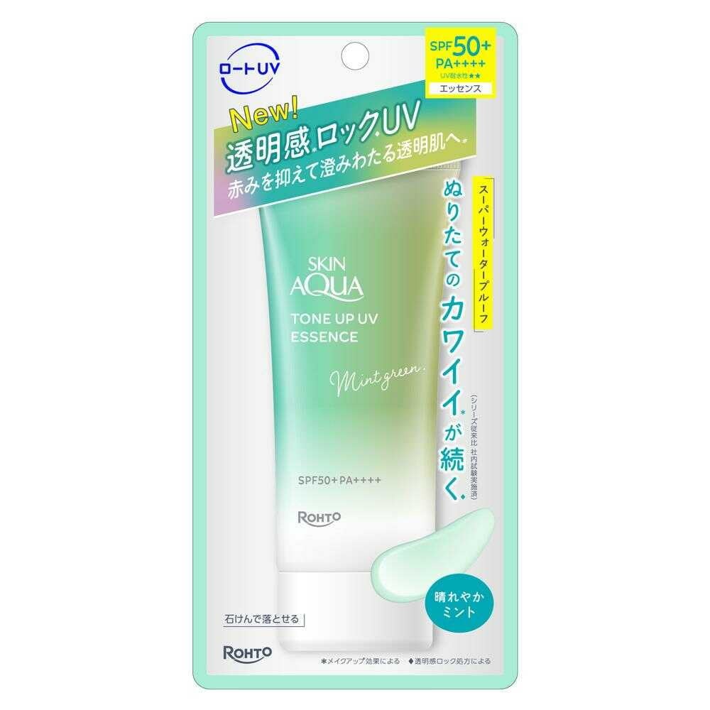 ロート製薬 スキンアクア トーンアップUVエッセンス ミントグリーン 70g