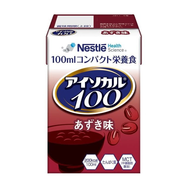 ◆ネスレ日本 アイソカル100 あずき味 100ml【24個セット】