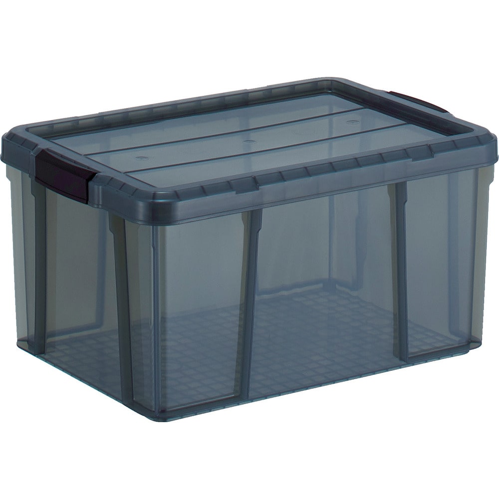 クリアライトボックス 35L 黒半透明 TCR02BK 【直送品】 返品・キャンセル・他商品と同時購入は不可