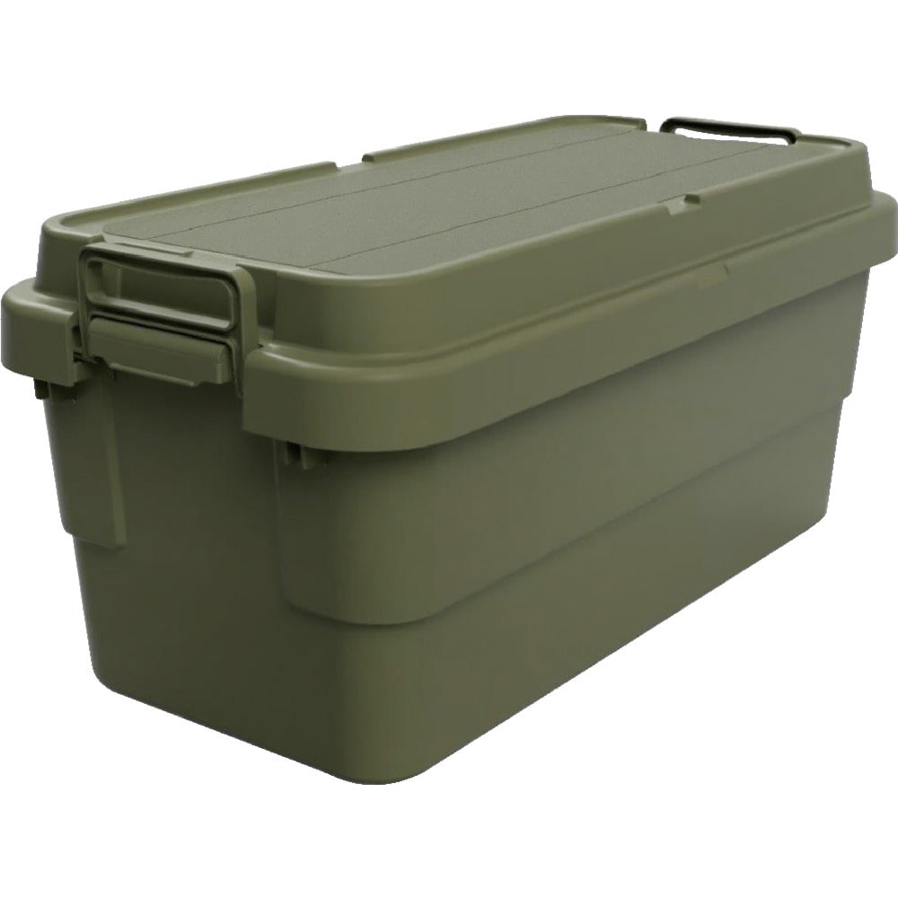 TRUSCO トランクカーゴ フラット天板仕様 70L ОD色 【直送品】 返品・キャンセル・他商品と同時購入は不可