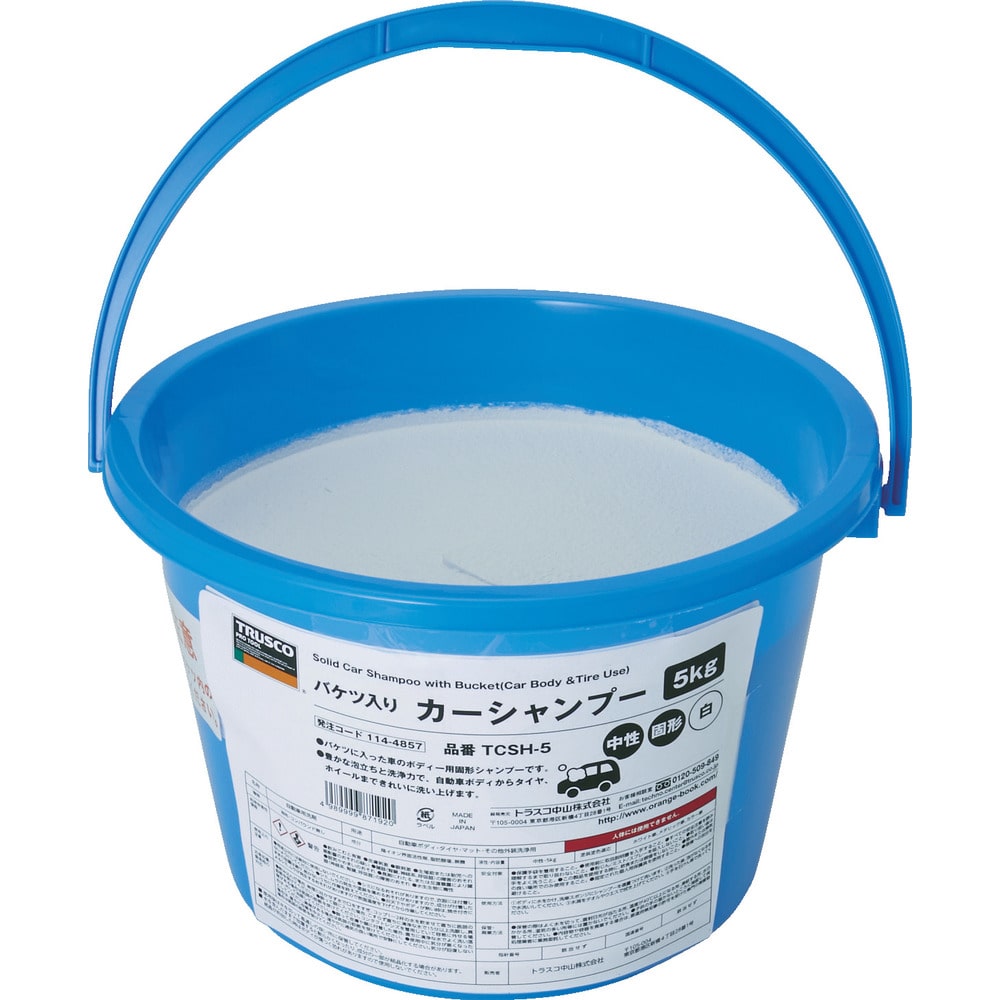 TCSH5 TRUSCO バケツ入り カーシャンプー5KG 【直送品】 返品・キャンセル・他商品と同時購入は不可