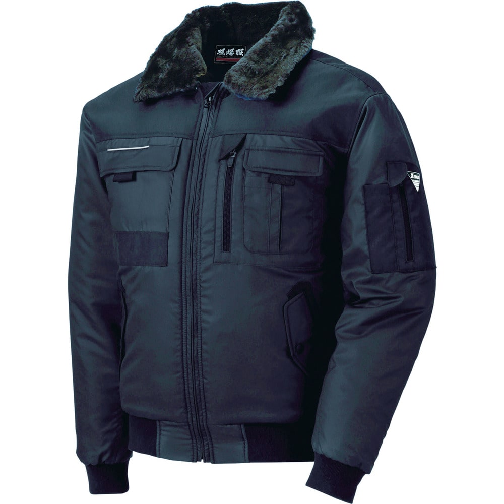 222 現場服 防寒ブルゾン 3L 黒 222903L 【直送品】 返品・キャンセル・他商品と同時購入は不可