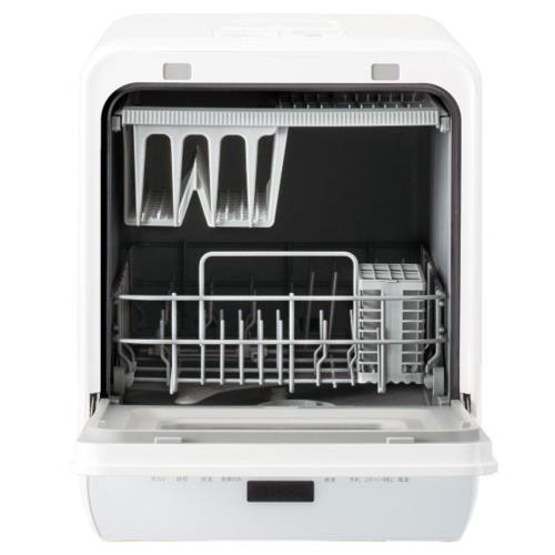 アクア(AQUA) ADW-M28B-W ホワイト 食器洗い乾燥機 タンク式/分岐水栓式 スリムタイプ 標準収納容量 28点