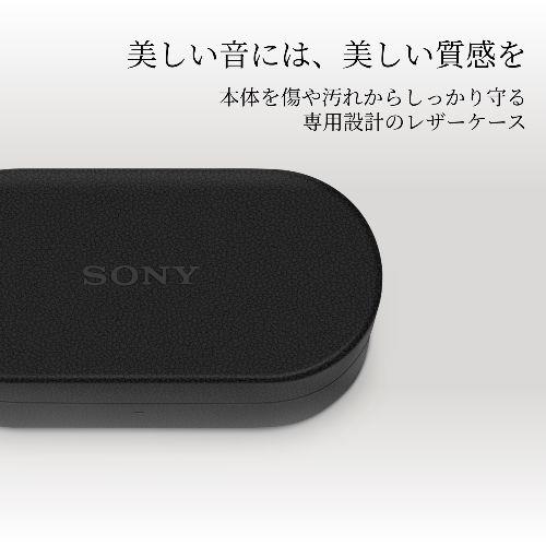 ソニー(SONY) HAC-1000XM6CB ブラック WF-1000XM6専用ケースカバー 装着状態で有線・ワイヤレス充電可能