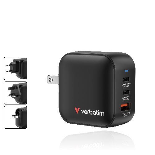 Verbatim(バーベイタム) MGAN70-3V1 ブラック PD充電器 70W