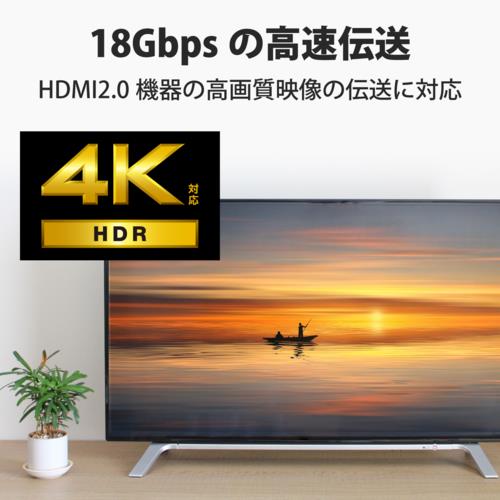 エレコム(ELECOM) CAC-HDPS20BK ブラック PremiumHDMIケーブル 2m