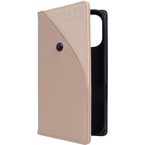エム・ディー・シー(エムディーシー) md755443 iPhone16用 nano universe 手帳ケース バイカラー ベージュ