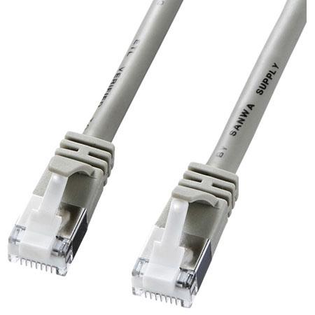 サンワサプライ KB-STPTS-05 ライトグレー ツメ折れ防止カテゴリ5eSTP LANケーブル 5m