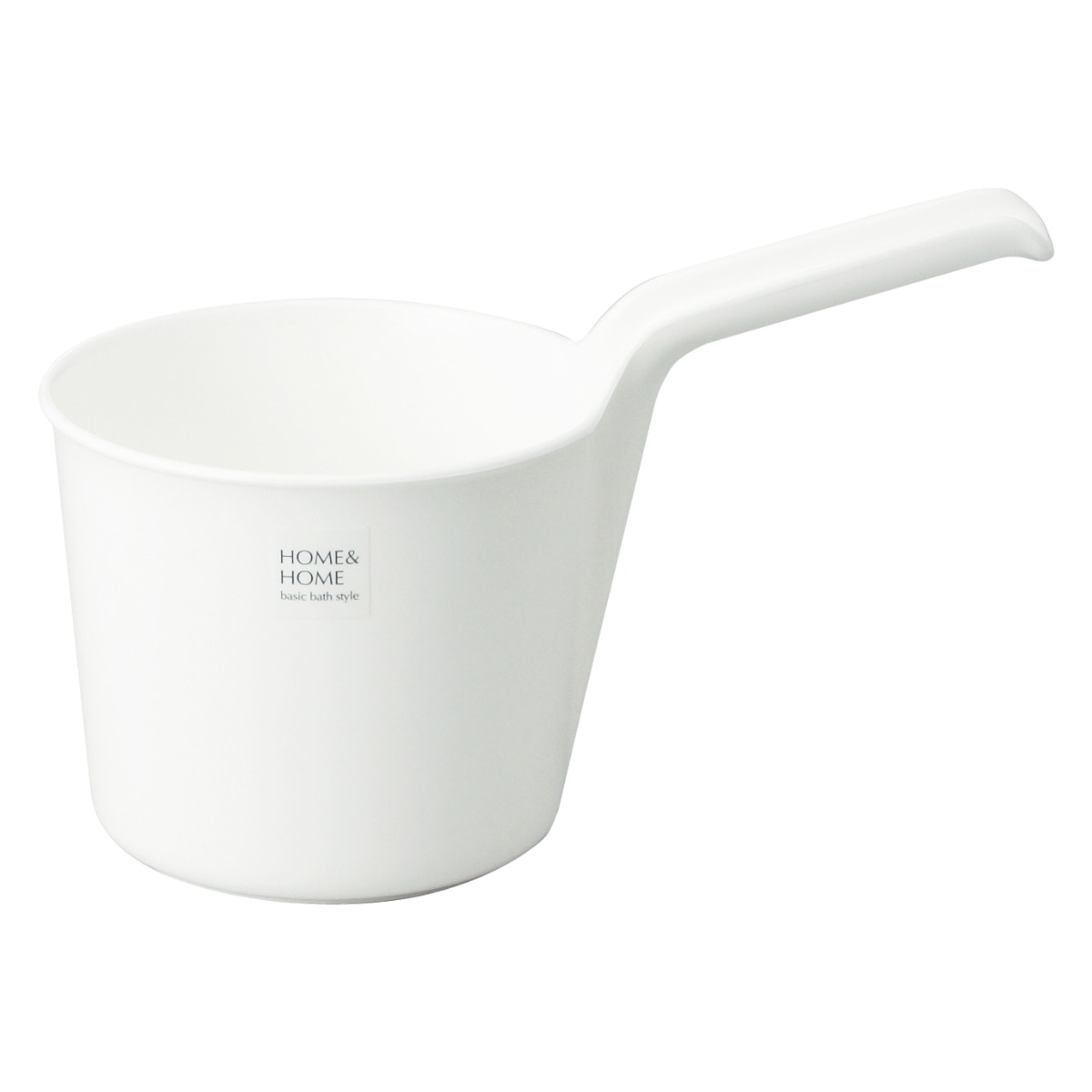 手桶 HOME&HOME （ 手おけ 湯桶 湯おけ 風呂おけ 桶 ホーム＆ホーム シンプル ベーシック ホワイト バス用品 風呂桶 バスグッズ 清潔感 光沢 ）