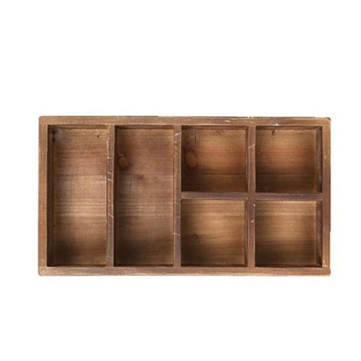 小物収納 ダルトン DULTON WOODEN ORGANIZER BOX ウッデン ボックス 木製 幅17.5×奥行32×高さ7cm ( 小物入れ 収納ケース 収納ボックス ケース 木製ボックス 仕切あり 小物 道具入れ 整理整頓 整理 ヴィンテージ感 スタッキング )