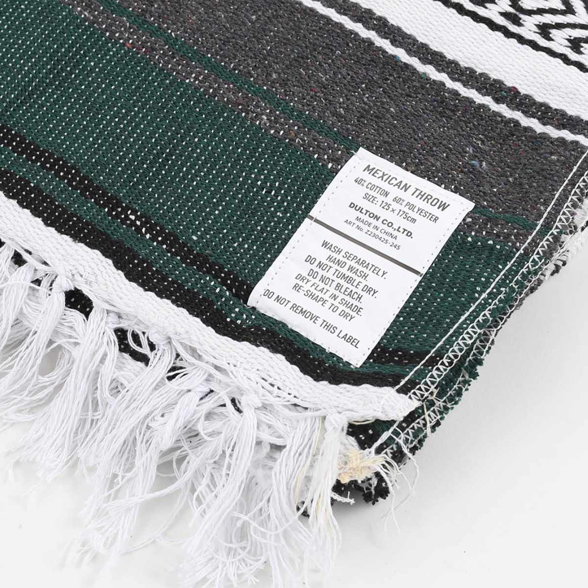 マルチクロス ダルトン MEXICAN THROW ブランケット 羽織 ( DULTON 125×175cm マルチカバー テーブルクロス フリーカバー ソファーカバー 大判 長方形 メキシカン 多目的 マルチ クロス キャンプ ピクニック 布 ) 【オレンジ】 オレンジ