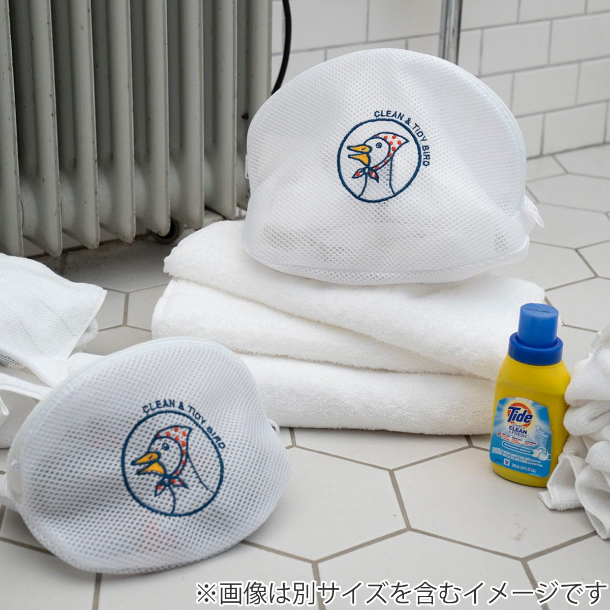 ダルトン DULTON 洗濯ネット ランドリー メッシュ バッグ OVAL L ( ランドリーバッグ ランドリーネット オーバル 洗濯 ネット アヒル 立体型 Lサイズ ランドリーグッズ 洗濯物 マチ付き 取り出しやすい トラベルポーチ )