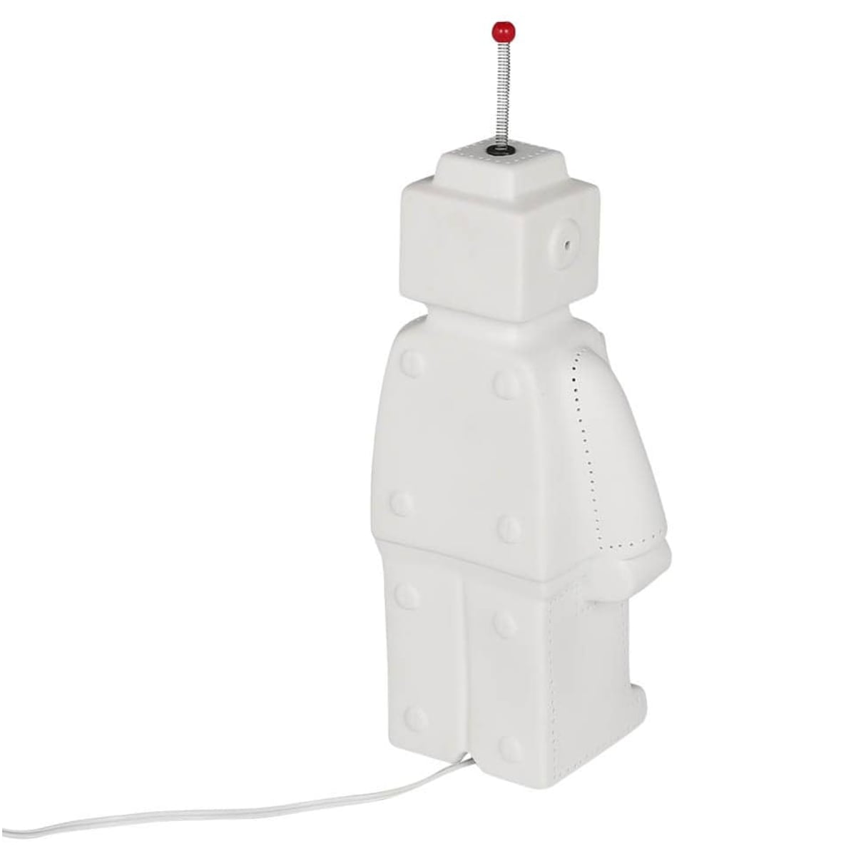 ダルトン テーブルランプ LEDライト対応 ポーセリンライト PORCELAIN LIGHT ( ライト ロボット ロケット 陶磁器 LED テーブルライト ランプ DULTON 照明 スイッチ付き E17 インテリア 子ども かわいい ホワイト ロボット型ランプ ) 【ロケット】 ロケット