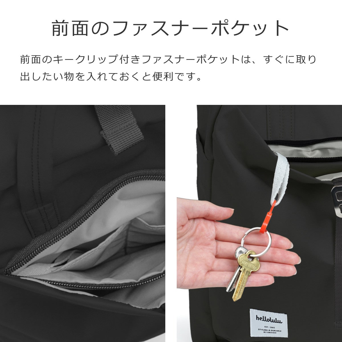 【人気色】 リュック hellolulu マコ MACO 16L ( ハロルル リュックサック ビジネスリュック レディース メンズ バッグ かばん 鞄 バックパック 軽い 撥水 通学 通勤 手提げ PC収納 ロールトップ サイド 背面 ポケット おしゃれ ) 【FlatBlack】 FlatBlack