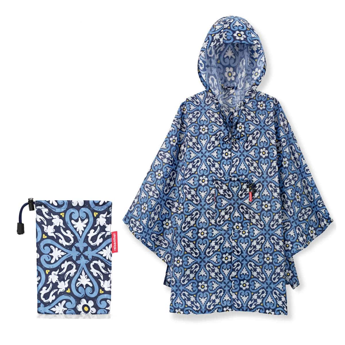 【アウトレット】カッパ reisenthel ポンチョ PONCHO 雨具 ( レインポンチョ レディース 撥水加工 折り畳み 自転車 レインウェア レインコート コンパクト 収納 雨がっぱ 雨合羽 アウトドア おしゃれ ) 【フローラル1】 フローラル1