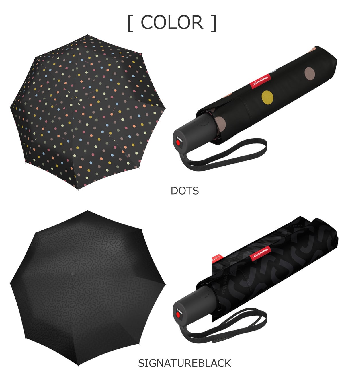 折りたたみ傘 ライゼンタール 97cm UMBRELLA POCKET DUOMATIC ( reisenthel 傘 折りたたみ レディース メンズ 大きい 丈夫 折り畳み アンブレラ 頑丈 撥水 速乾 グラスファイバー カサ 男女兼用 自動 ) 【BAROQUETAUPE】 BAROQUETAUPE