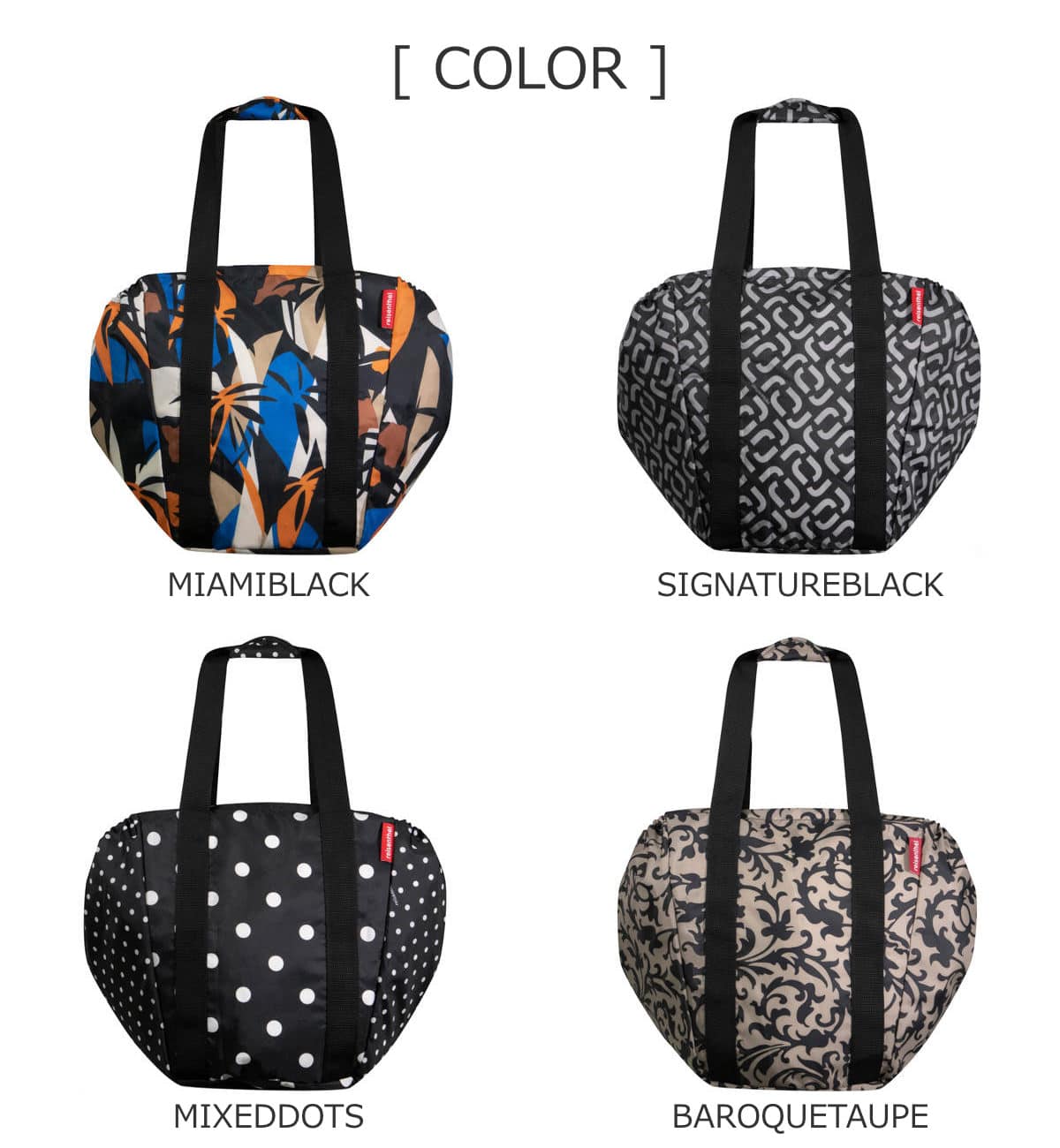 【アウトレット】 エコバッグ レジカゴ reisenthel MINI MAXI BASKETSHOPPER 30L ( ライゼンタール レジカゴ用 マイバッグ ファスナー付き 折りたたみ お買い物バッグ ショルダー コンパクト おしゃれ 買い物カゴ マチ付き ) 【BAROQUETAUPE】 BAROQUETAUPE