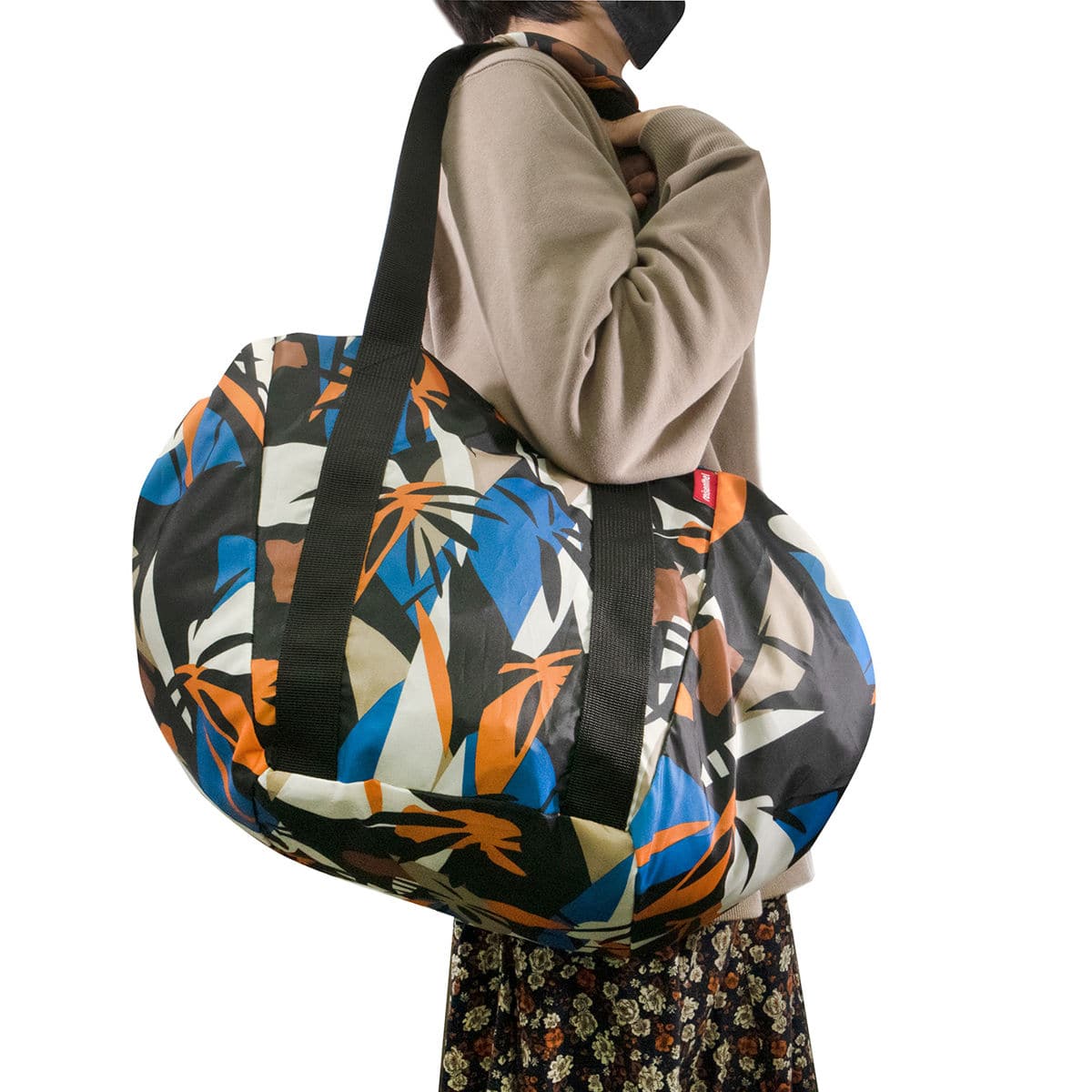 【アウトレット】 エコバッグ レジカゴ reisenthel MINI MAXI BASKETSHOPPER 30L ( ライゼンタール レジカゴ用 マイバッグ ファスナー付き 折りたたみ お買い物バッグ ショルダー コンパクト おしゃれ 買い物カゴ マチ付き ) 【BAROQUETAUPE】 BAROQUETAUPE