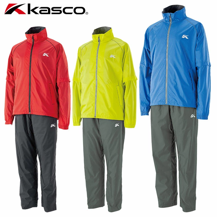 キャスコ KASCO メンズ レインウェア上下セット ARW-007 雨対策 2024春夏モデル レインウェア 雨具 カッパ 日本正規品 日本モデル ゴルフ ゴルフ用品 カッパ 雨具 レインウエア