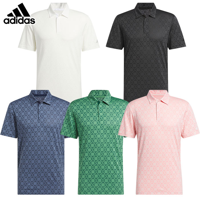 アディダス HEAT.RDY ジャガード半袖シャツ JTX61 メンズ ゴルフウェア 2024秋冬モデル adidas 日本正規品