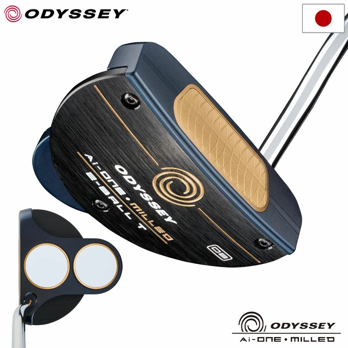 オデッセイ Ai-ONE MILLED 2-BALL Tパター メンズ 右用 STROKE LAB 90 STEEL 2024年モデル ODYSSEY 日本正規品