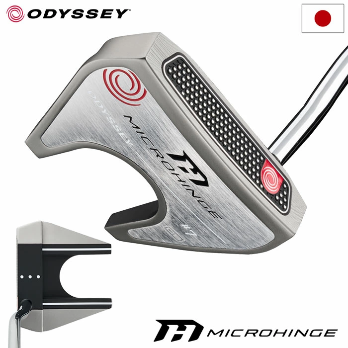 オデッセイ MICROHINGE #7 DB マイクロヒンジ パター メンズ 右用 スチールシャフト 2024年モデル 日本正規品
