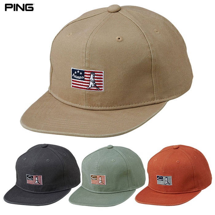 PING ピン HW-N2501 ネイティブフラットビル メンズ ゴルフキャップ 帽子 ゴルフ 2025春夏モデル 日本正規品