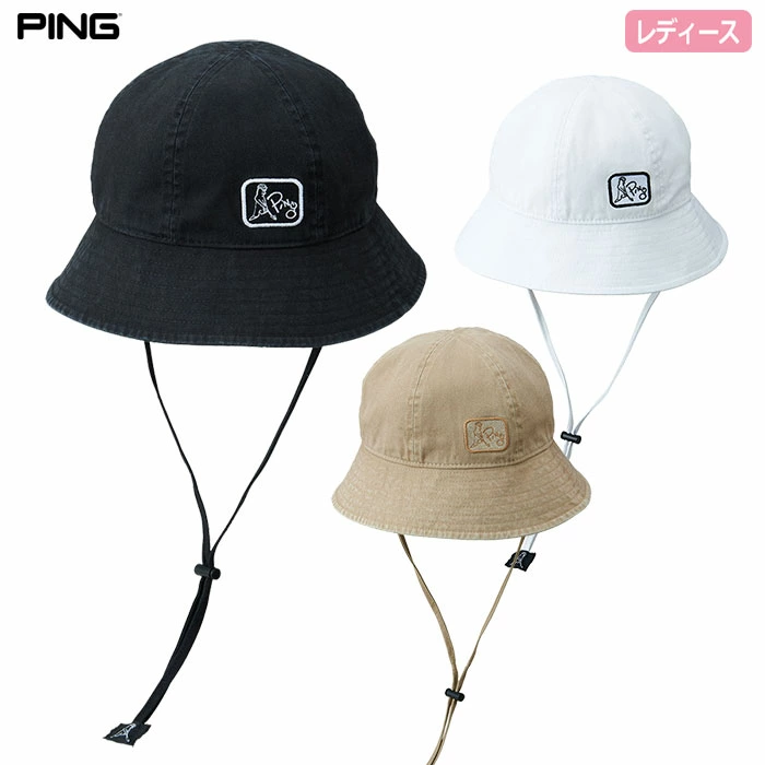 PING ピン HW-L2508 カジュアルハット レディース ゴルフキャップ 帽子 ゴルフ 2025春夏モデル 日本正規品