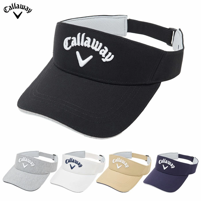 キャロウェイ BASIC TW VISOR 25 JM C25990109 メンズ 帽子 ヘッドウェア ゴルフ 2025春夏モデル Callaway 日本正規品
