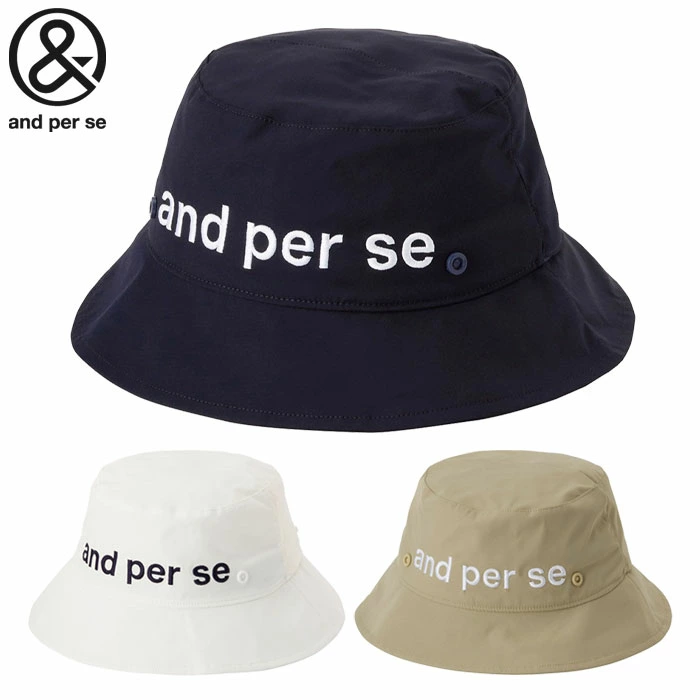 アンパスィ バケットハット AUS8615 メンズ レディース ゴルフキャップ 帽子 and per se 2025春夏モデル 日本正規品