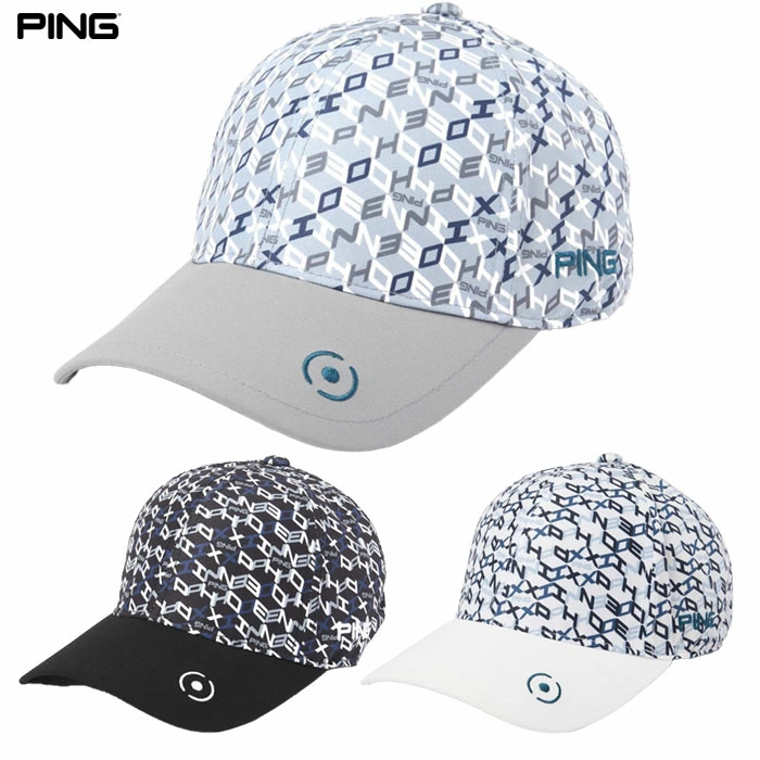 ピン PING 総柄プリントキャップ 621-5187101 メンズ 帽子 ゴルフキャップ 2025春夏モデル 日本正規品