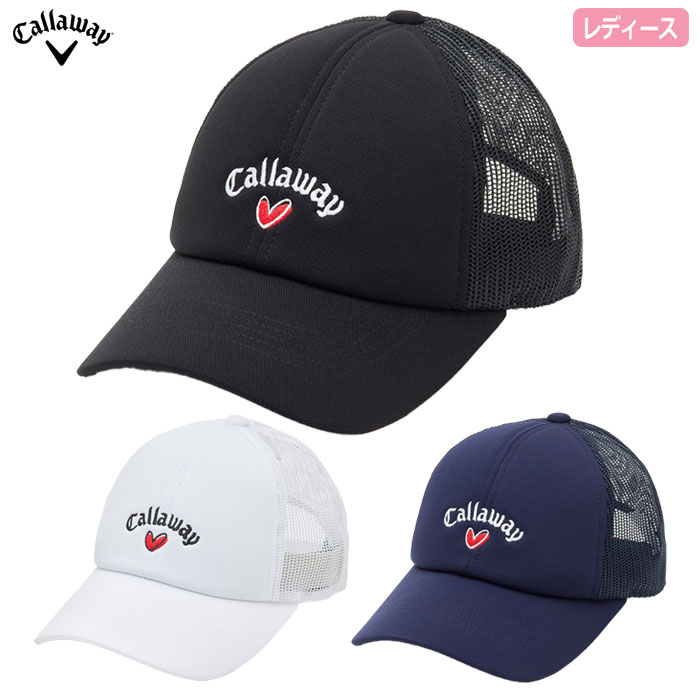 キャロウェイ WOMENS ラブキャロウェイ メッシュキャップ C25191204 レディース ゴルフ 帽子 Callaway 2025春夏モデル 日本正規品