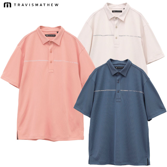 トラヴィスマシュー キシリトール クール 半袖ポロ 7AL040 メンズ ゴルフウェア トップス TravisMathew 2025春夏モデル 日本正規品