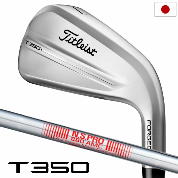 タイトリスト T350 アイアン 6本セット（#6-P+W）メンズ 右用 NS 750GH NEO スチールシャフト 日本正規品 2025年モデル Titleist ゴルフクラブ