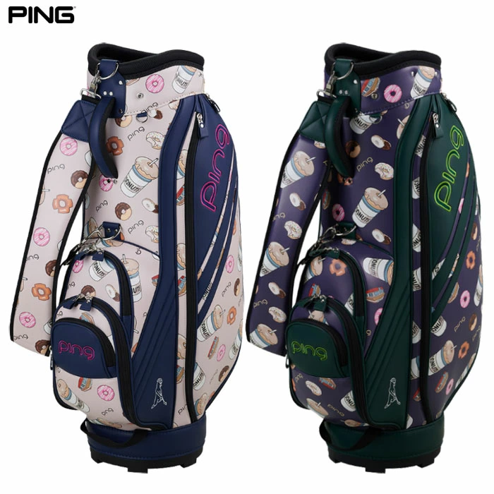 PING ピン キャディバッグ CB-L2505 ドーナッツ 9.0型 5分割 カートバッグ ゴルフ 2025年モデル 日本正規品
